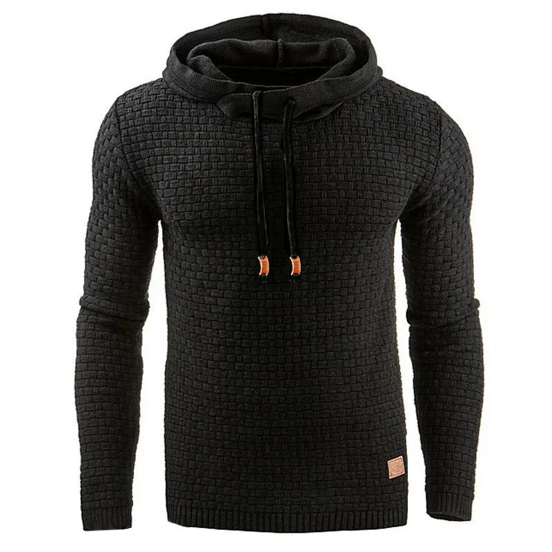 Claessen - Getextureerde Gebreide Hoodie