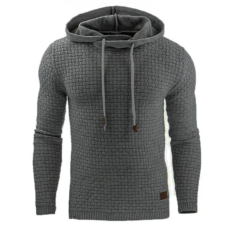 Claessen - Getextureerde Gebreide Hoodie