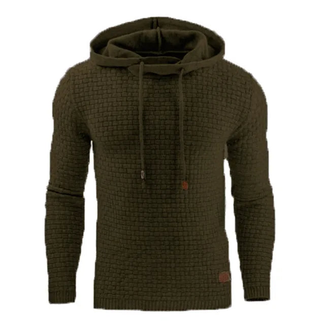 Claessen - Getextureerde Gebreide Hoodie