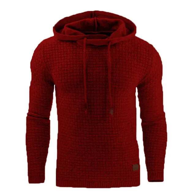 Claessen - Getextureerde Gebreide Hoodie