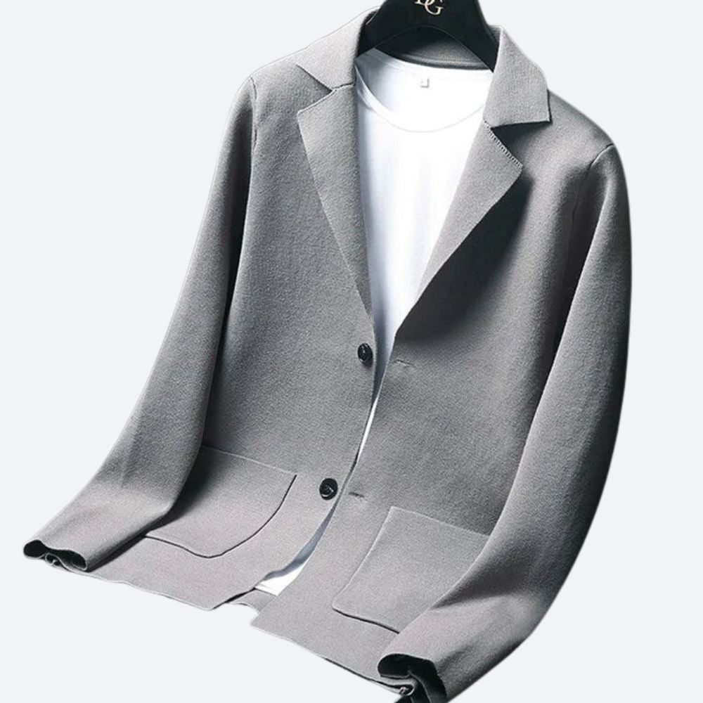 Fokko - Minimalistische Gebreide Blazer