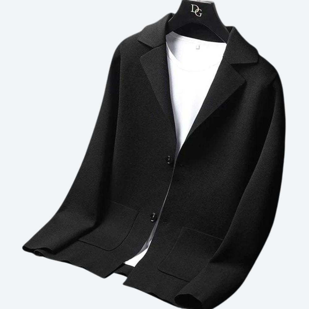 Fokko - Minimalistische Gebreide Blazer