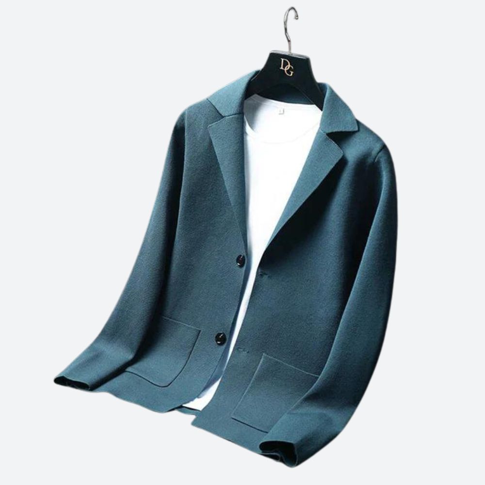 Fokko - Minimalistische Gebreide Blazer