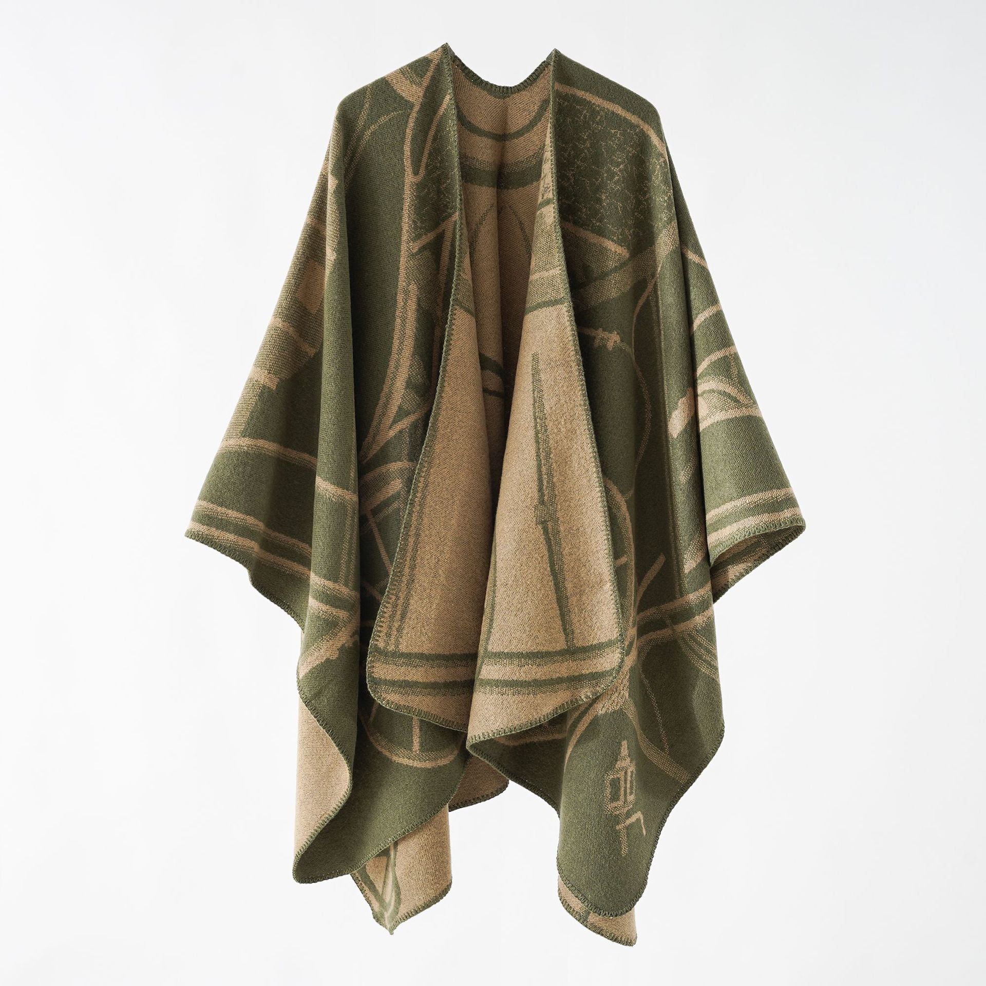 Sophie - Oversized Gebreide Poncho