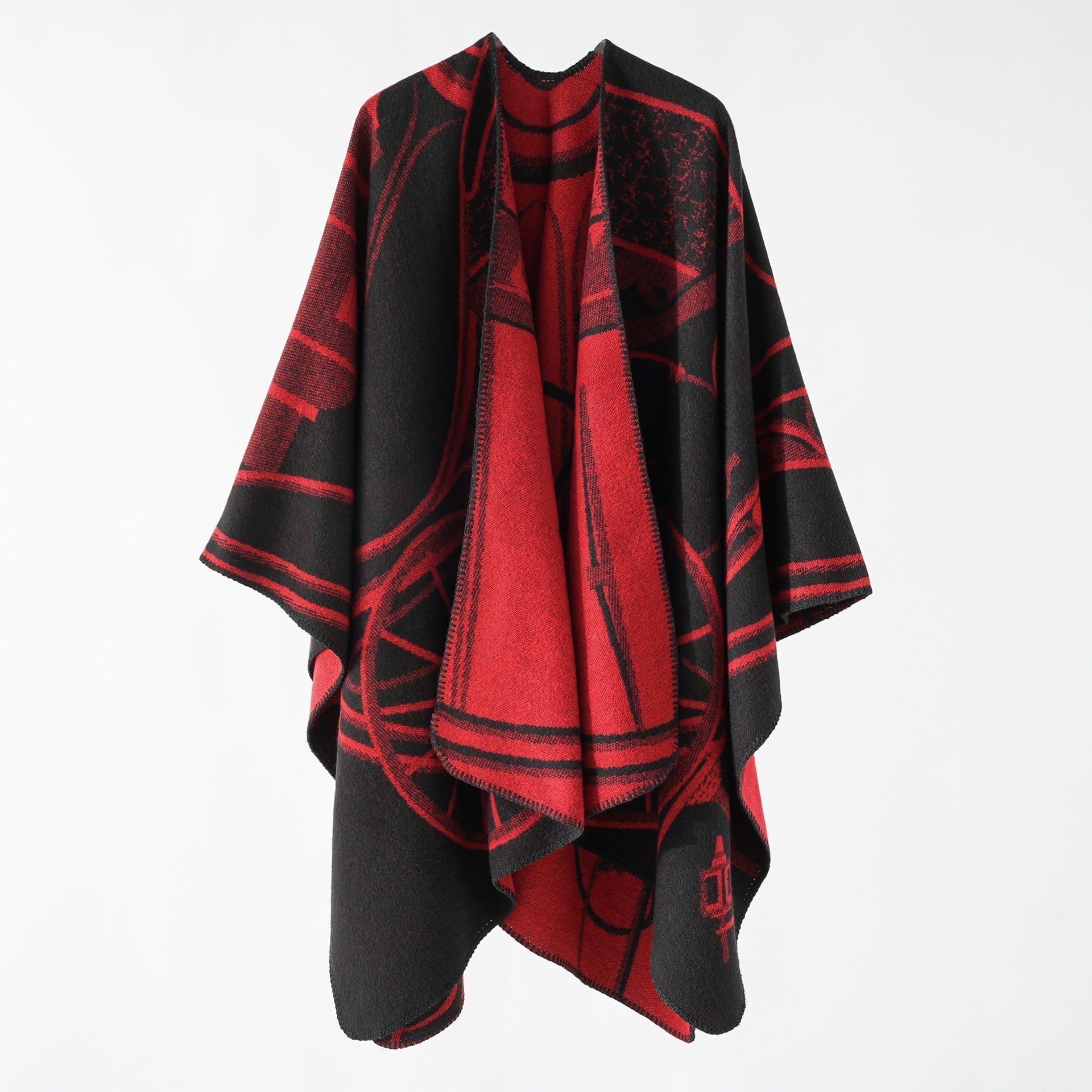 Sophie - Oversized Gebreide Poncho