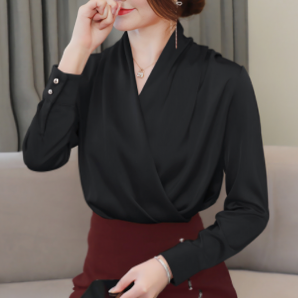 Friedelien - Elegante Wikkel Blouse