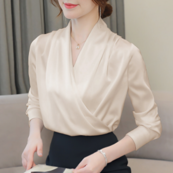 Friedelien - Elegante Wikkel Blouse