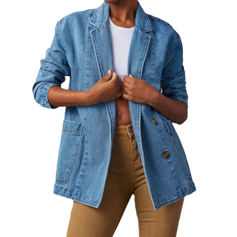 Abegonda - Denim Blazer