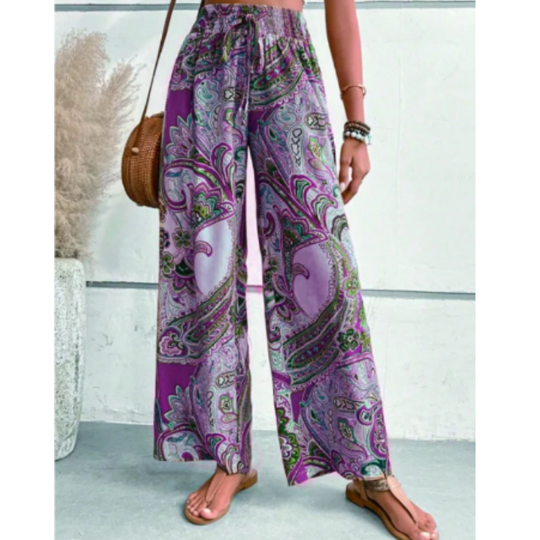 Everarda - Broek Met Paisleyprint