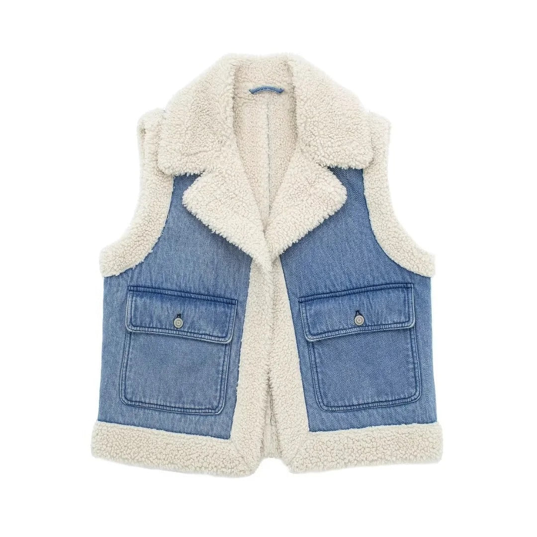 Aldegra - Dames Denim Vest